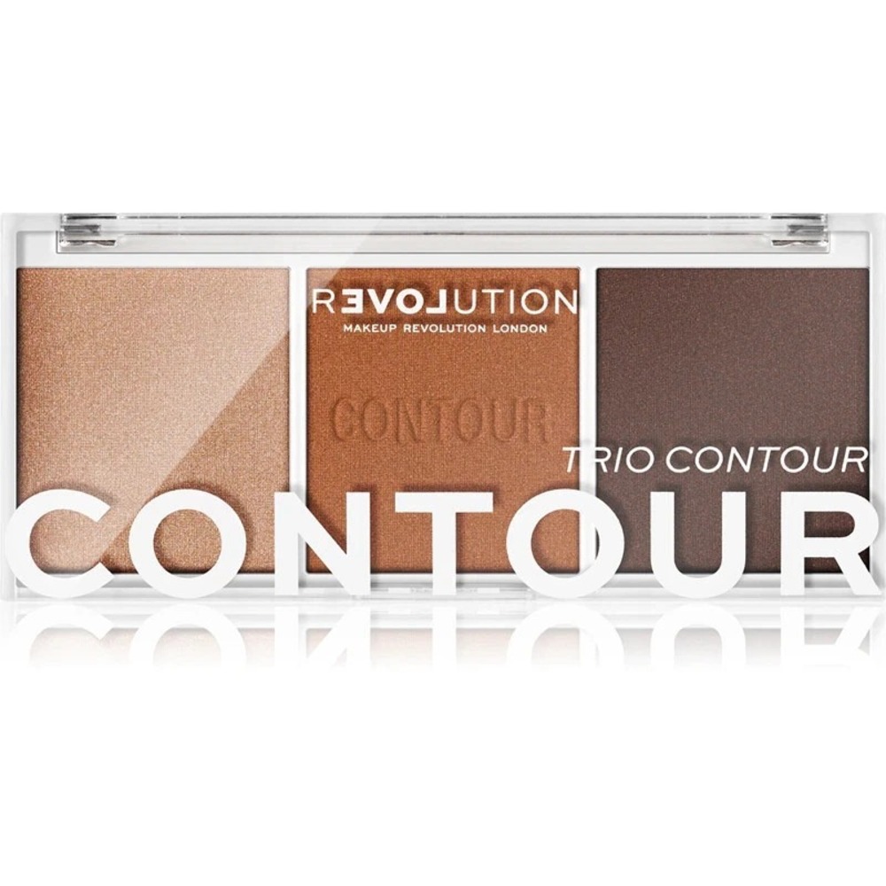 3 Makeup Revolution Revlove Colour Play Contour Trio‎ Palette Bronze Sugar 6g